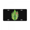 skeletal halloween License Plate