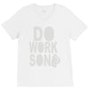 do work son V-Neck Tee