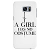 a girl has no costume (black) Samsung Galaxy S7 Edge