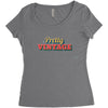 pretty vintage Women's Triblend Scoop T-shirt