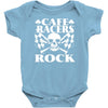 biker t shirt cafe racers ton up boys rockers greasers rock Baby Onesie