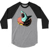 donut shark! 3/4 Sleeve Shirt