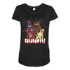 five nights at freddy's celebrate! Maternity Scoop Neck T-shirt