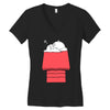 totoro peanut Women's V-Neck T-Shirt