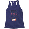 red head unicorn Racerback Tank