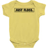just floss border Baby Bodysuit