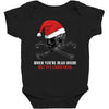skull christmas Baby Bodysuit