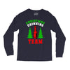 christmas drinking team Long Sleeve Shirts