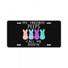 peeps bunnies License Plate