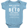 want a better texas Baby Bodysuit