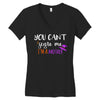 you can't scare me i'm a mother Women's V-Neck T-Shirt