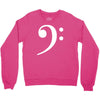 bass clef hat Crewneck Sweatshirt