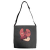 heart attack Adjustable Strap Totes