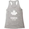 Canada Est 1867 Racerback Tank