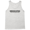 medicated for your protection t shirt 3xl funny awesome cool drugs hum Tank Top
