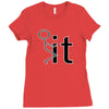 funny sweat Ladies Fitted T-Shirt