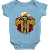hip hop and rose Baby Onesie