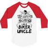 You Cant Scare Me I am Biker Uncle 3/4 Sleeve Shirt