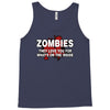 zombies love you, ideal birthday gift or present Tank Top