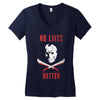 no lives matter 1 Women's V-Neck T-Shirt