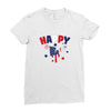 4th of July Ladies Fitted T-Shirt