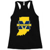 indiana for michigan Racerback Tank