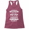 Super Cool Pop Pop Of A Freaking Awesome Granddaughter Racerback Tank