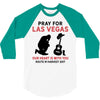 Pray for Las Vegas, Route 91 Harvest 2017 3/4 Sleeve Shirt