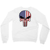 skull u.s.a. back Crewneck Sweatshirt