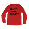 crazy angry hungry Long Sleeve Shirts