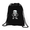 undertale sans Drawstring Bags