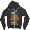 wake up Zipper Hoodie