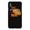 this girl likes tacos iPhoneX Case