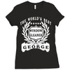 window cleaner Ladies Fitted T-Shirt
