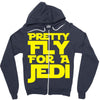 pretty fly for a jedi Zipper Hoodie