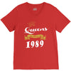 queens are born in 1989 V-Neck Tee