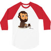 abraham play the game 3/4 Sleeve Shirt