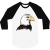 bald eagle 3/4 Sleeve Shirt