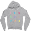 fuck pizza Zipper Hoodie