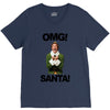 omg santa will ferrell V-Neck Tee