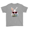 Easter Bunny Face Too Hip To Hop Youth Tee