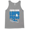 swim mom loud and proud sports athlete athletic Tank Top