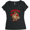 monster bros Women's Triblend Scoop T-shirt