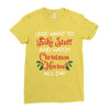 i just want to bake stuff and watch christmas movies all day Ladies Fitted T-Shirt