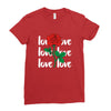 Love Rose Ladies Fitted T-Shirt