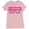 hacking error Ladies Fitted T-Shirt