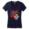 zombie geek Women's V-Neck T-Shirt