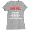 June Girl Hated By Many Ladies Fitted T-Shirt