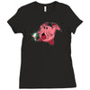 kirbythulhu (no text) Ladies Fitted T-Shirt