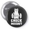 gym cat workout Pin-back button